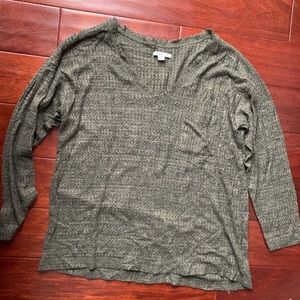 American Eagle waffle knit long sleeve